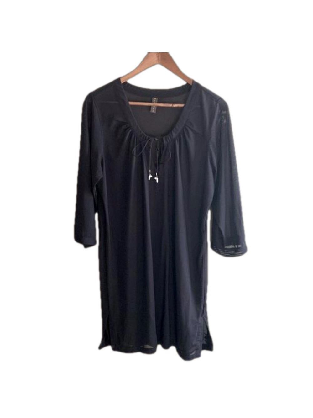 152.Black Swim Cover Up